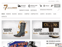 Tablet Screenshot of el7leguasbotas.com